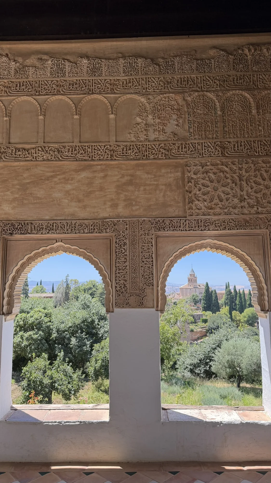 Uitzicht vanuit het Alhambra